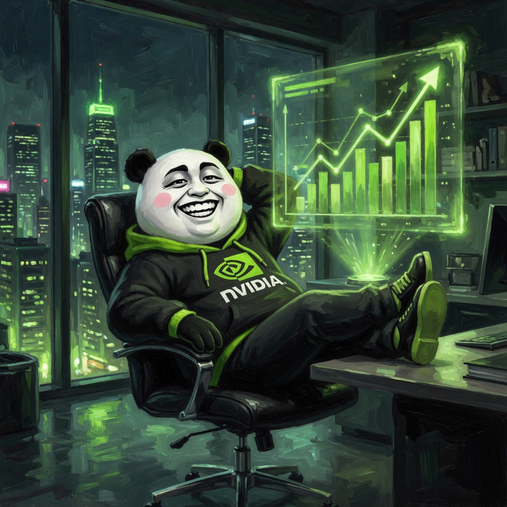 Biao leaning back watching a lime chart